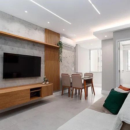 Apartamento 2 Quartos Com Suite Em Copacabana Na Quadra Da Praia Rio de Janeiro Exterior photo