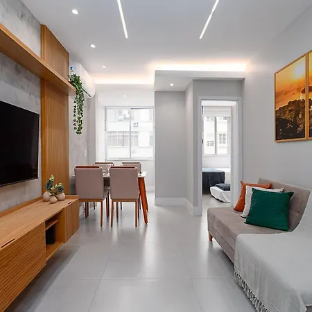 Apartamento 2 Quartos Com Suite Em Copacabana Na Quadra Da Praia Rio de Janeiro Exterior photo